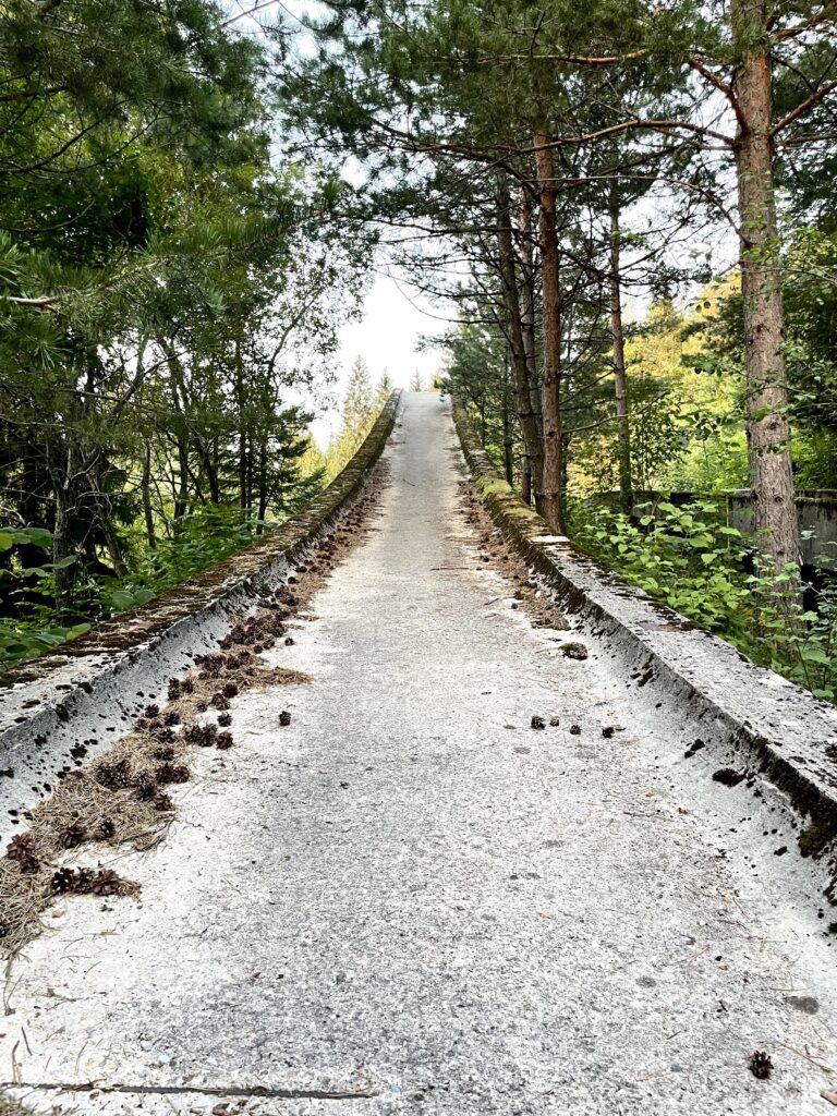 abandoned bobsled track Sarajevo