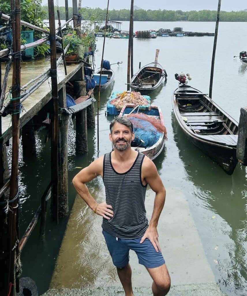 Me at Thailand muslim fishing village